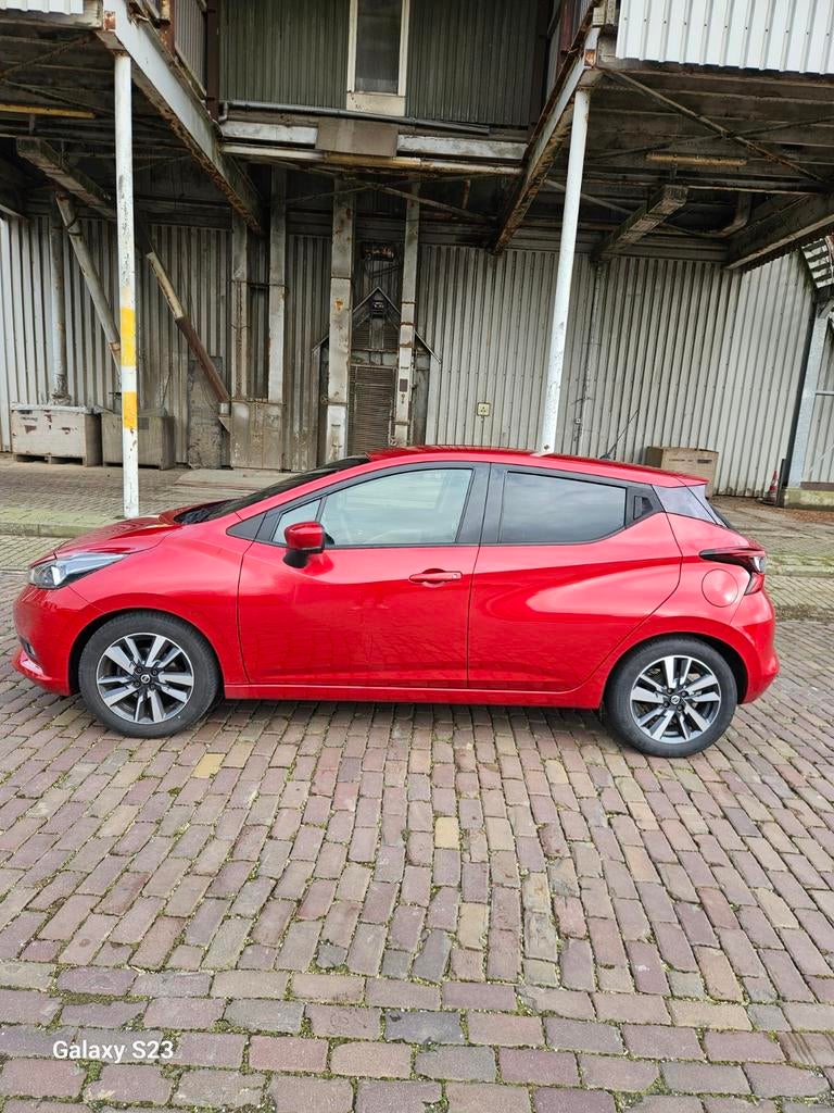 Nissan Micra 0.9 Ig-t 90pk 2018 Rood, Voorwielaandrijving, 40 €/maand, 525 kg, 23 km/l