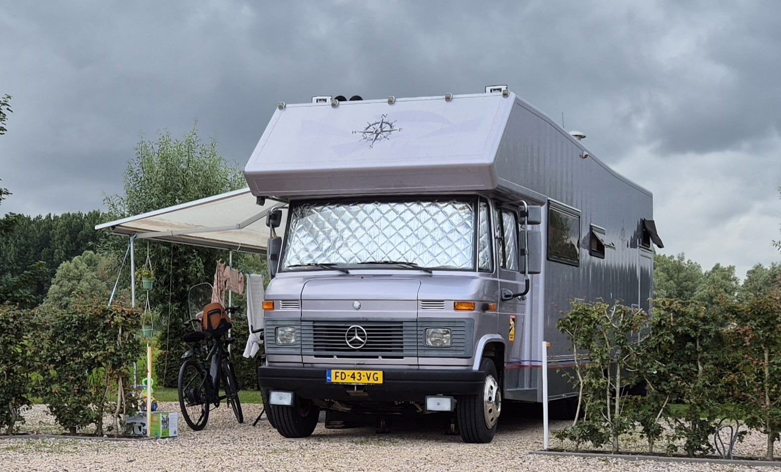 Camper | belastingvrij | C1| oldtimer | tinyhouse | Mercedes, Caravans en Kamperen, Campers, Alkoof, Particulier, 8 tot 9 meter