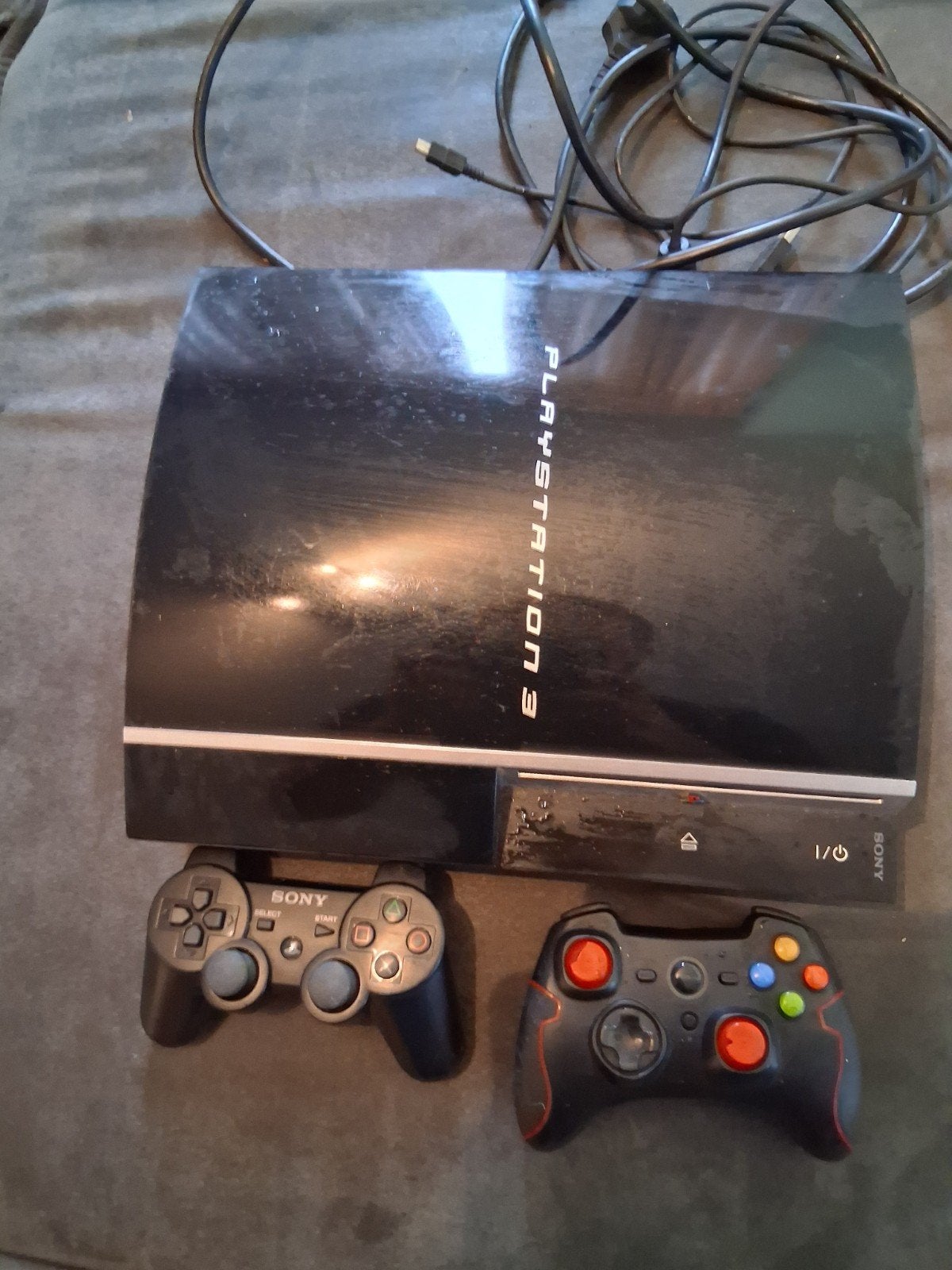 playstation 3., Spelcomputers en Games, Spelcomputers | Sony PlayStation 3, Ophalen, Zo goed als nieuw, Met 2 controllers, Slim