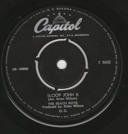 Beach Boys-Sloop John B _You're So Good to Me 1966, Ophalen, Gebruikt, Pop