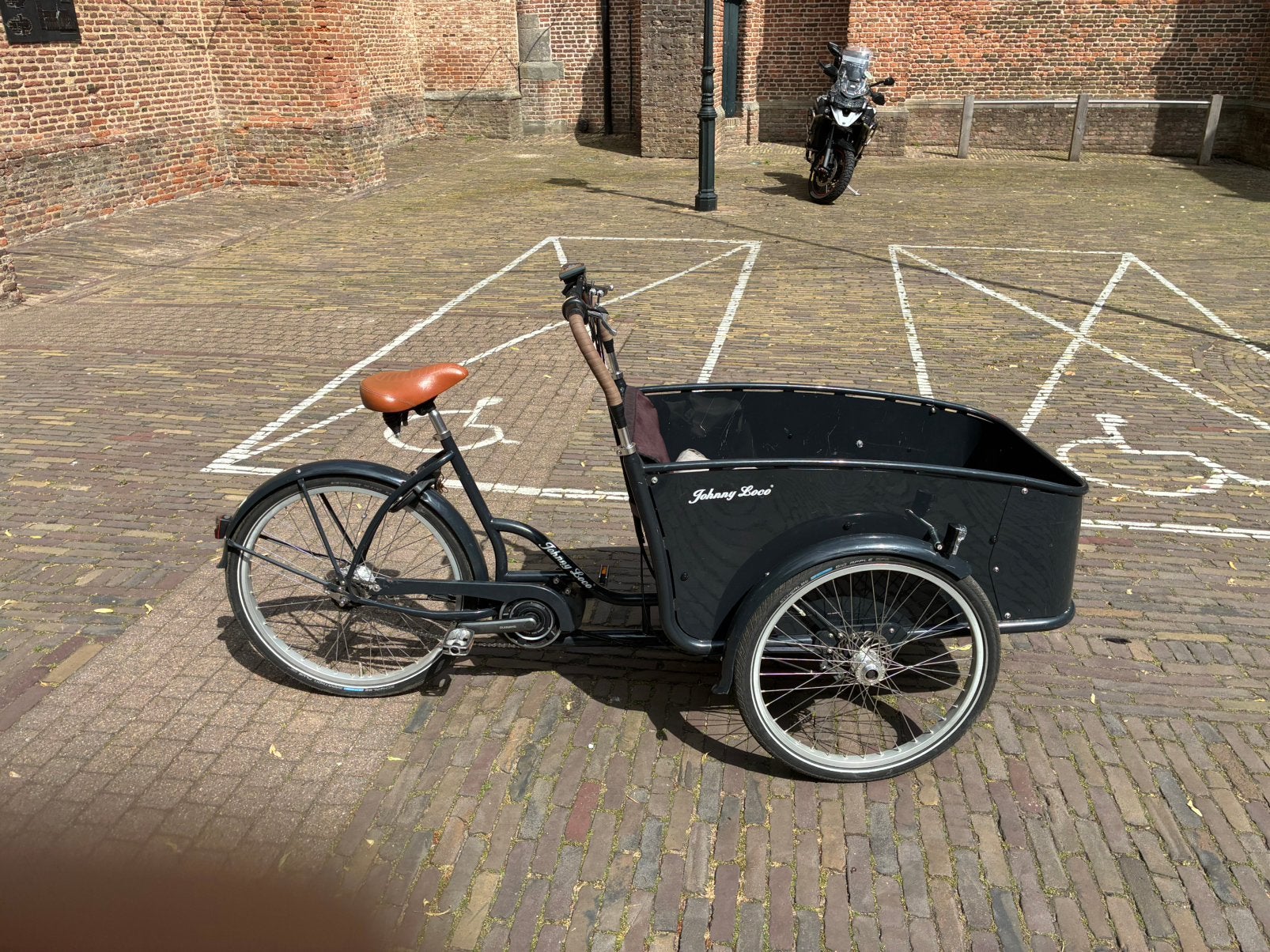 Johnny loco Orgineel fabrikant elektrische bakfiets, Elektrisch, Ophalen of Verzenden, Zo goed als nieuw, 2 kinderen