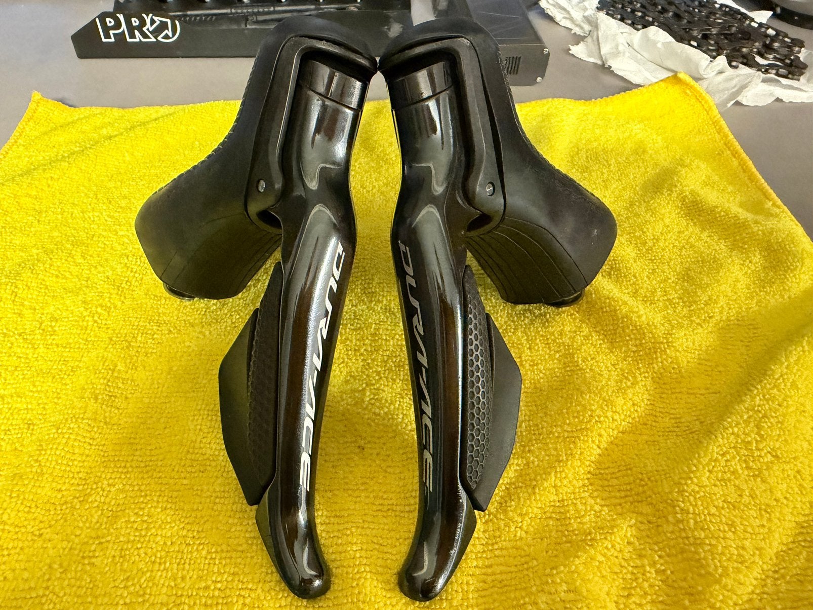 Shiman Dura-Ace Di2 R9150 shifters 11 speed (velgrem), Overige typen, Ophalen of Verzenden, Zo goed als nieuw, Shimano