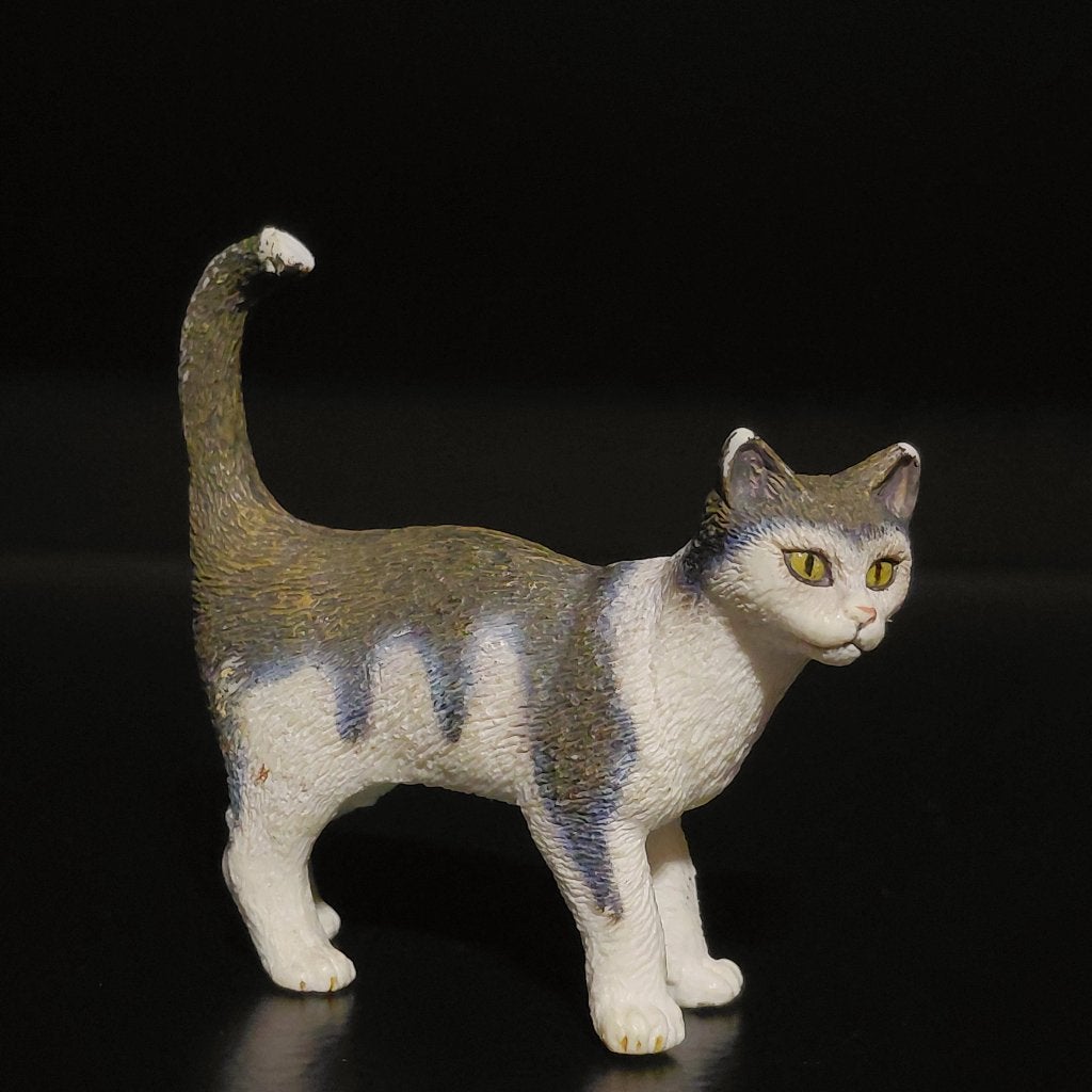 schleich kat, Ophalen of Verzenden, Gebruikt, Hond of Kat, Beeldje of Figuurtje