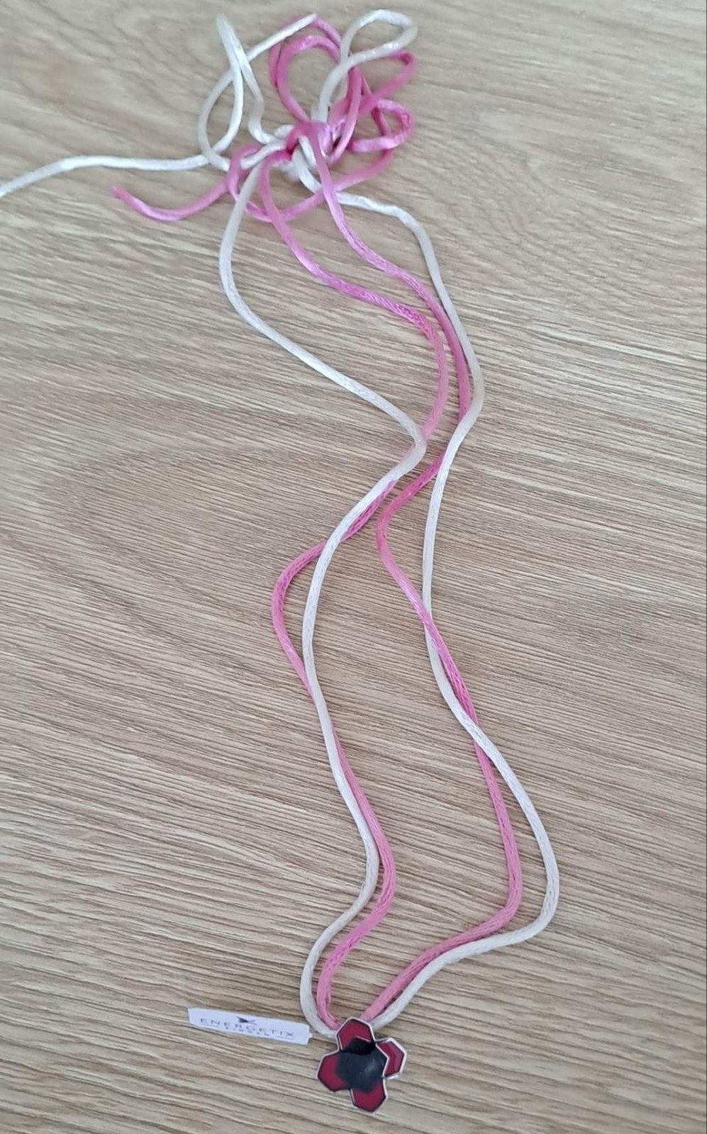 Energetix hangertje roze klavertje vier, Overige materialen, Overige voorstellingen, Nieuw, Ophalen of Verzenden