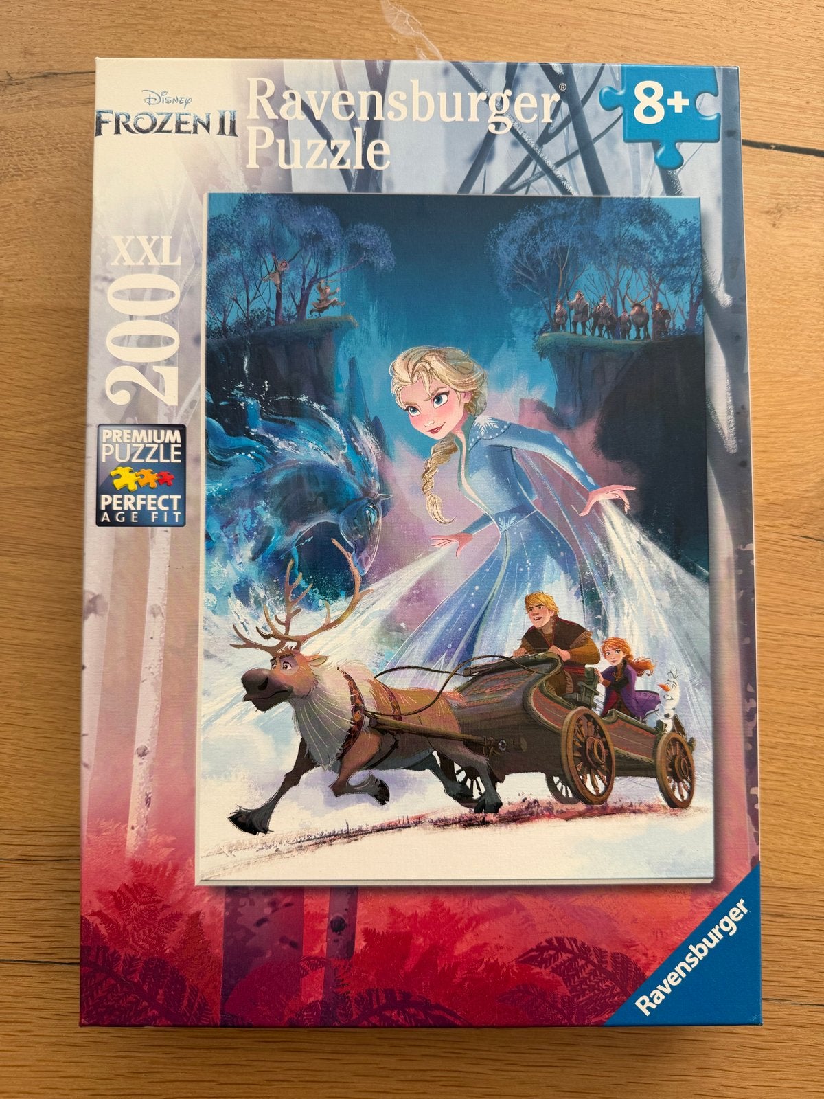 Ravensburger Disney Frozen 2 XXL puzzel 200 stukjes, Ophalen of Verzenden, Meer dan 50 stukjes, Zo goed als nieuw, 6 jaar of ouder