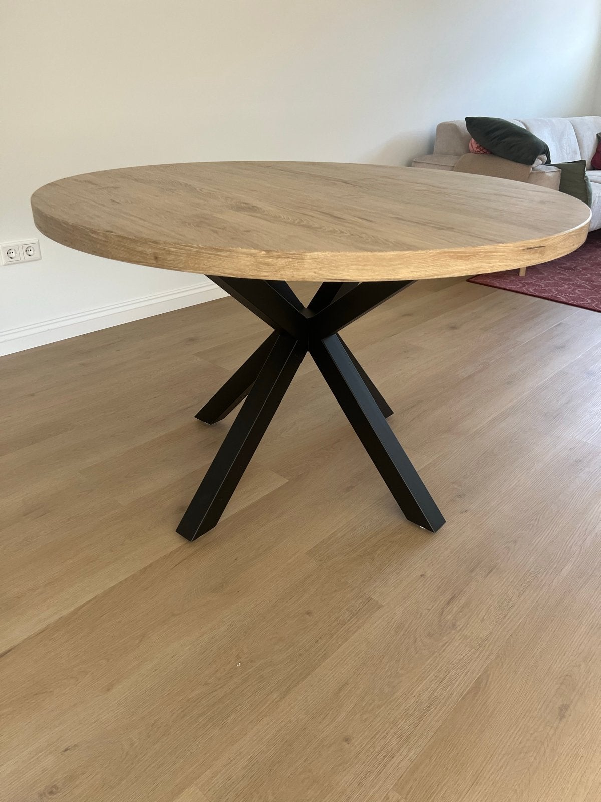 Ronde eettafel 120 cm - Goede staat, Huis en Inrichting, Tafels | Eettafels, Ophalen, 100 tot 150 cm, Rond, Zo goed als nieuw