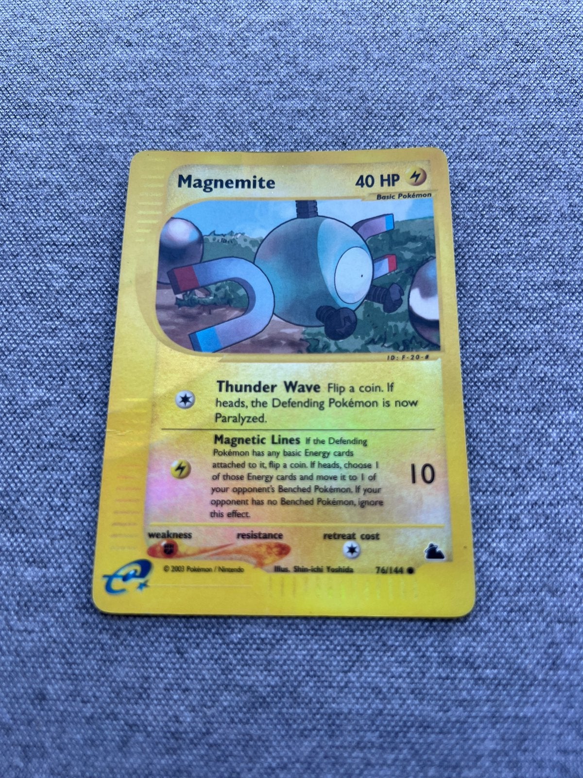 Pokémon kaart - Magnemite 76/144 Reverse Holo, Ophalen of Verzenden, Zo goed als nieuw