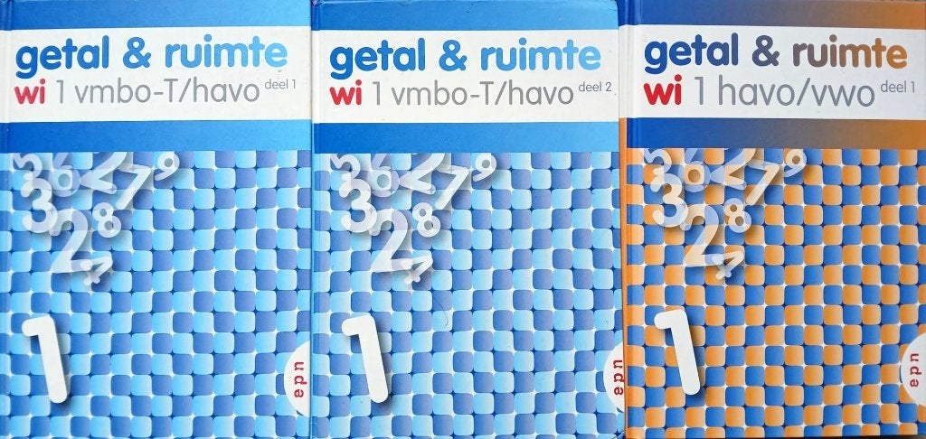 GETAL EN RUIMTE 1e druk Wiskunde VMBO-T/HAVO/VWO (zgan 1 ), Boeken, Zo goed als nieuw, EPN/Noordhoff, Overige niveaus, Wiskunde A