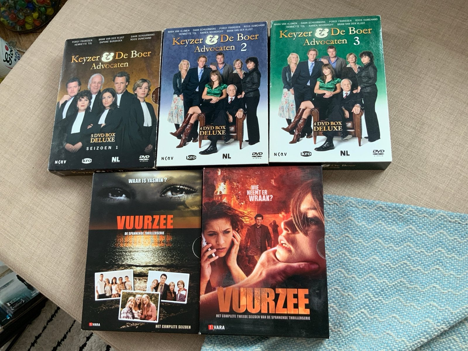 DVD Boxsets: Vuurzee (compleet) & Keyzer & De Boer Advocaten, Gebruikt, Nederlands, Drama, Vanaf 12 jaar