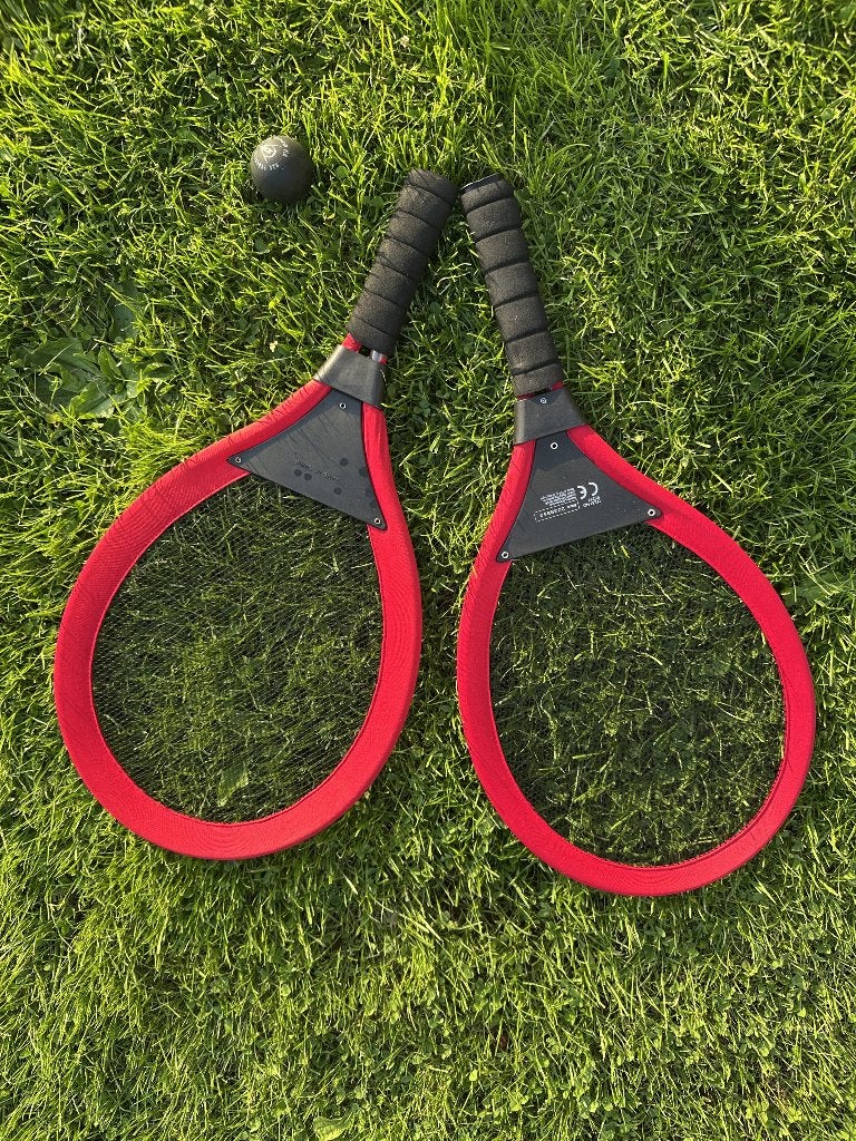 Strandtennisrackets met Dunlop bal, Sport en Fitness, Tennis, Ophalen of Verzenden, Racket, Wilson, L00