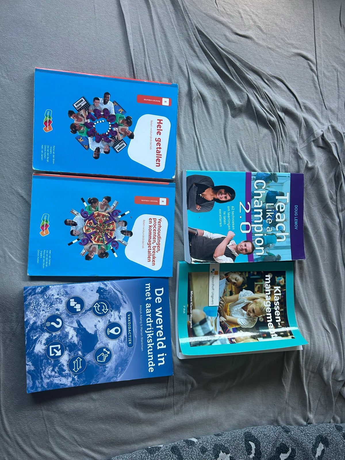 Een set diverse studieboeken pabo of universitaire pabo, Boeken, Ophalen, Gelezen, Overige niveaus, Wiskunde A