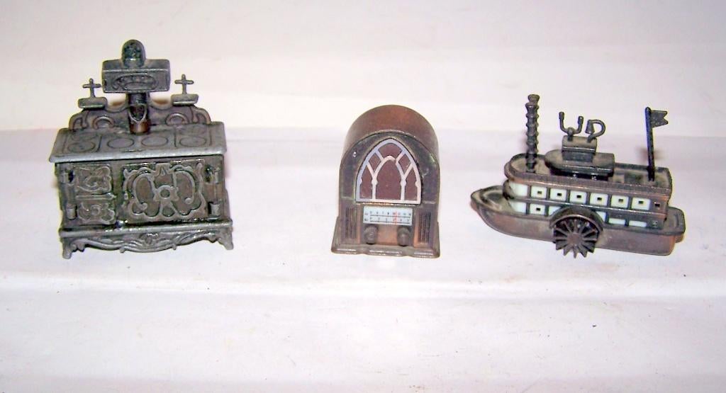 3 prachtige zeldzame koperen puntenslijpers. Izgs., Ophalen of Verzenden