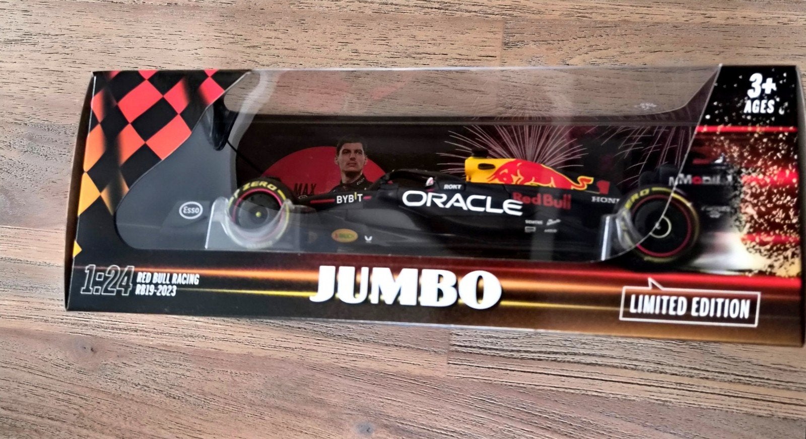Max Verstappen Red Bull Racing F1 auto 1:24 Limited Edition, Ophalen of Verzenden