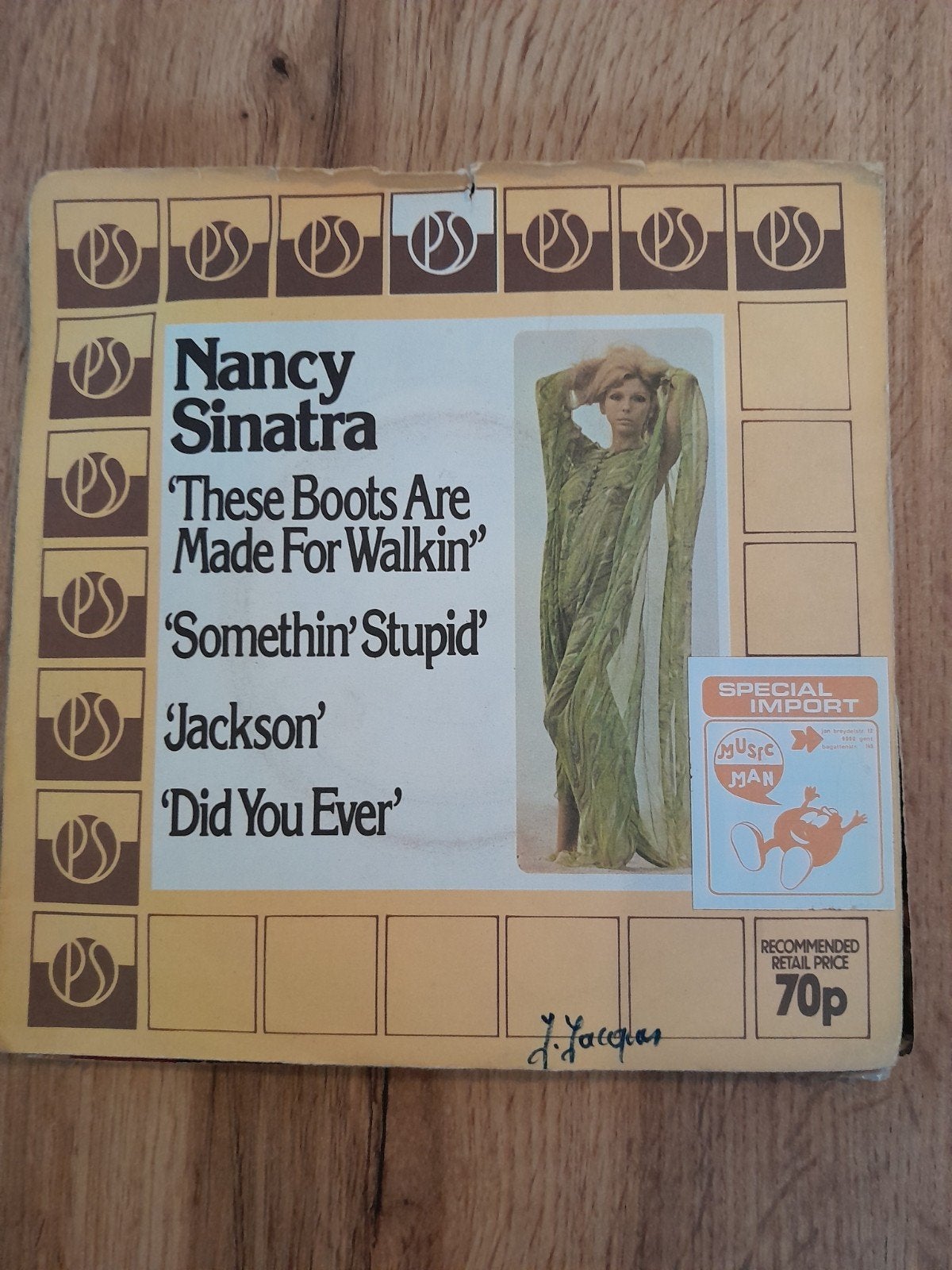 nancy sinatra 7inch these boots are made for  walkin, Ophalen of Verzenden, Zo goed als nieuw, Pop
