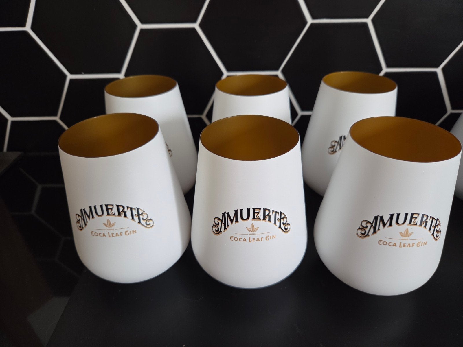 Amuerte Gin-Tonic Glazen - Set van 10, Ophalen, Nieuw, Wit, Overige merken
