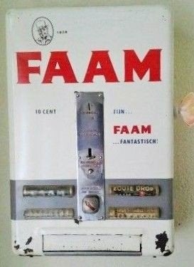 Gezocht: Vintage FAAM dropautomaat - 10 cent, Ophalen of Verzenden, Gebruikt