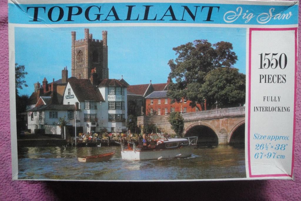 TOP GALANT JIG SAW  INTERLOCKING PUZZLE 1.550st 2,95euro., Ophalen of Verzenden, Meer dan 1500 stukjes, Gebruikt, Legpuzzel