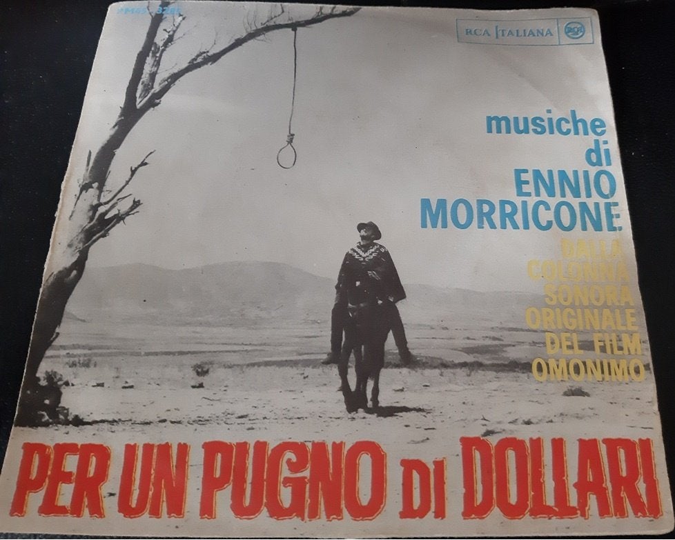 Ennio Morricone ‎– Per Un Pugno Di Dollari, Gebruikt, Verzenden, Filmmuziek en Soundtracks, 7 inch