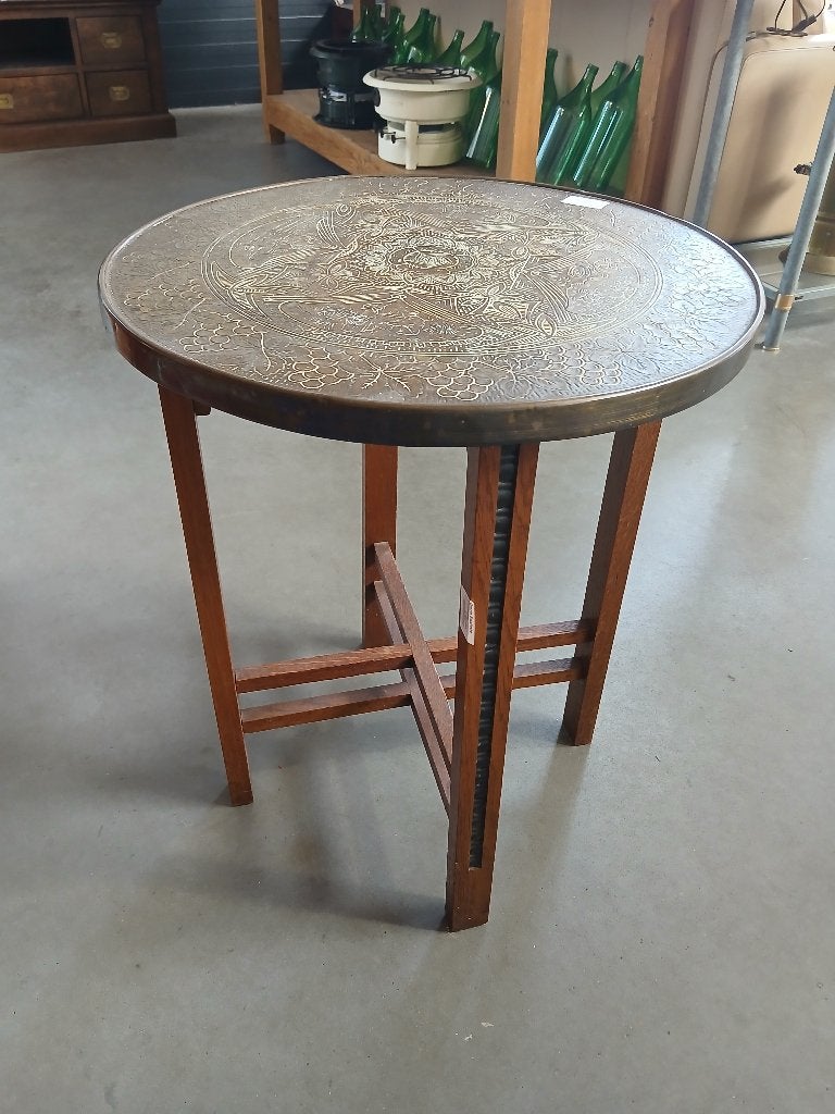 Vintage koffietafeltje met agrarische motieven, Antiek en Kunst, Ophalen