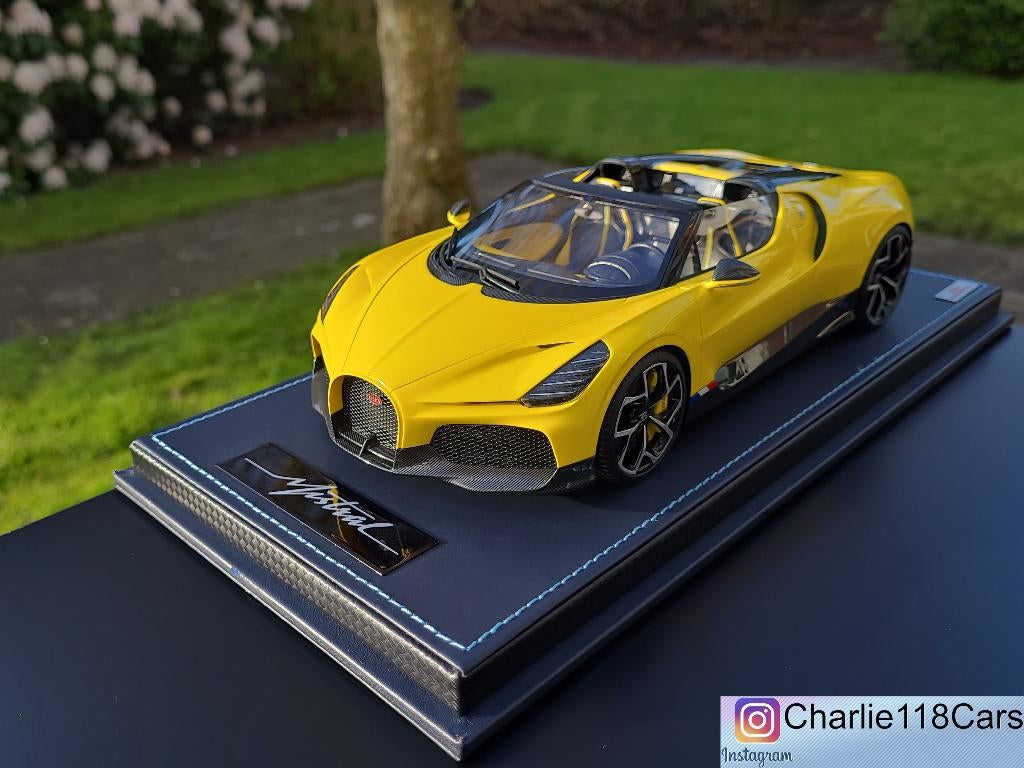 MR Collection 1/18 Bugatti W16 Mistral, Hobby en Vrije tijd, Modelauto's | 1:18, Ophalen of Verzenden, Nieuw, Overige merken