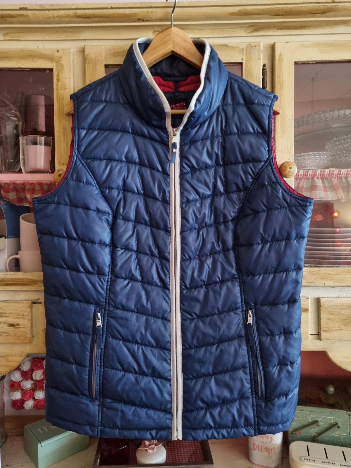 Bodywarmer C&A maat 44, Kleding | Dames, Bodywarmers, Blauw, Maat 42/44 (L), Ophalen of Verzenden, Zo goed als nieuw