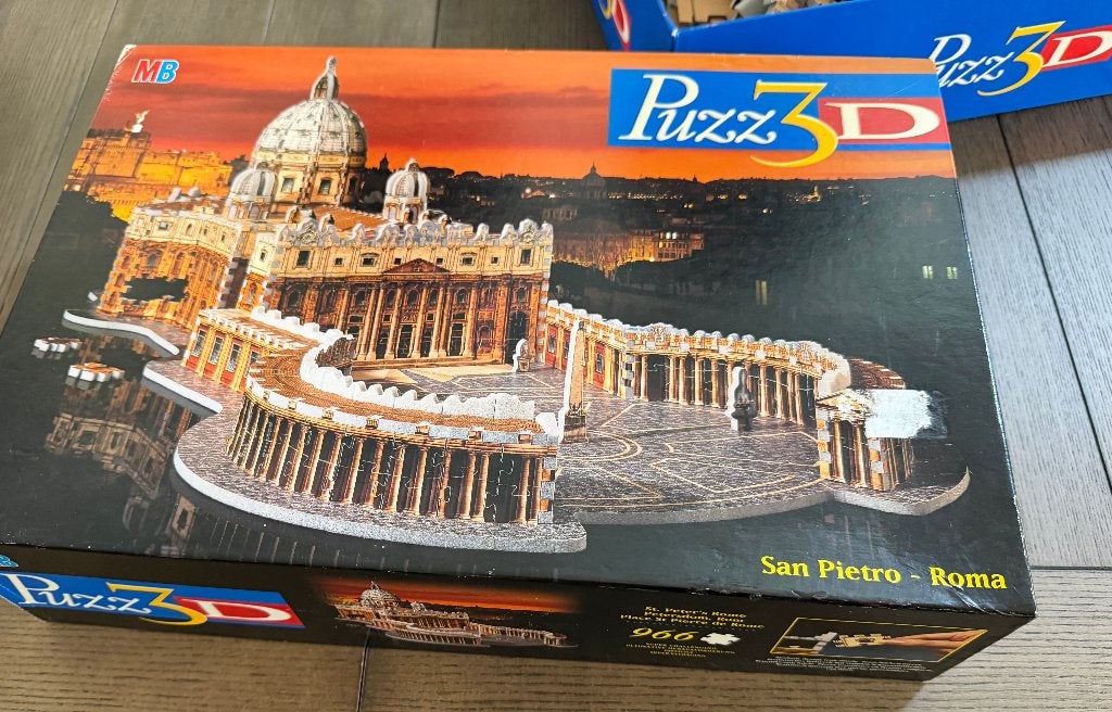 San Pietro / Sint Pieter Roma 3D puzzel, Ophalen, 500 t/m 1500 stukjes, Gebruikt, Rubik's of 3D-puzzel