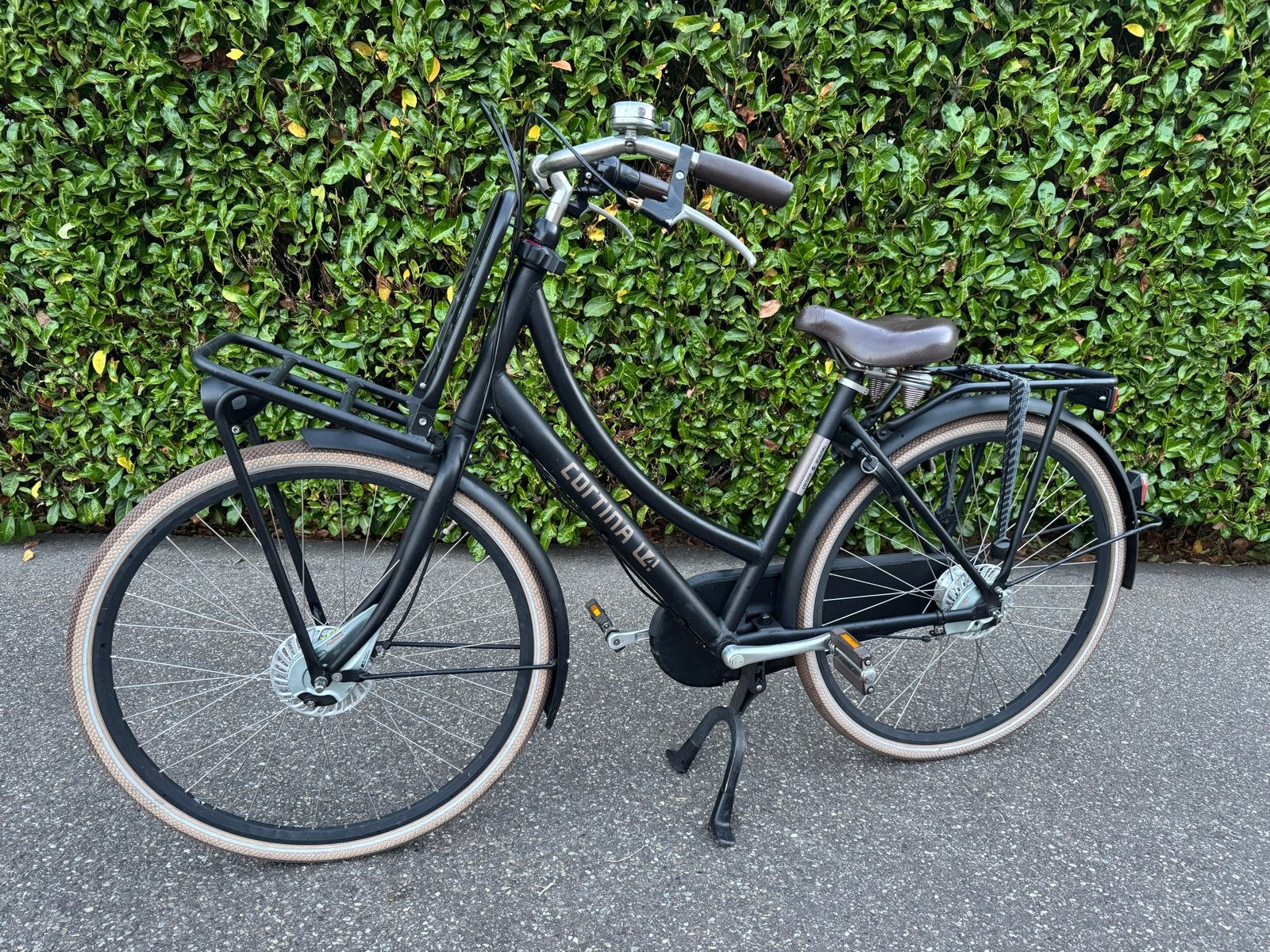 Cortina U4 Transportfiets - 7 versnellingen, Gebruikt, Versnellingen, 50 tot 53 cm, Trommelrem