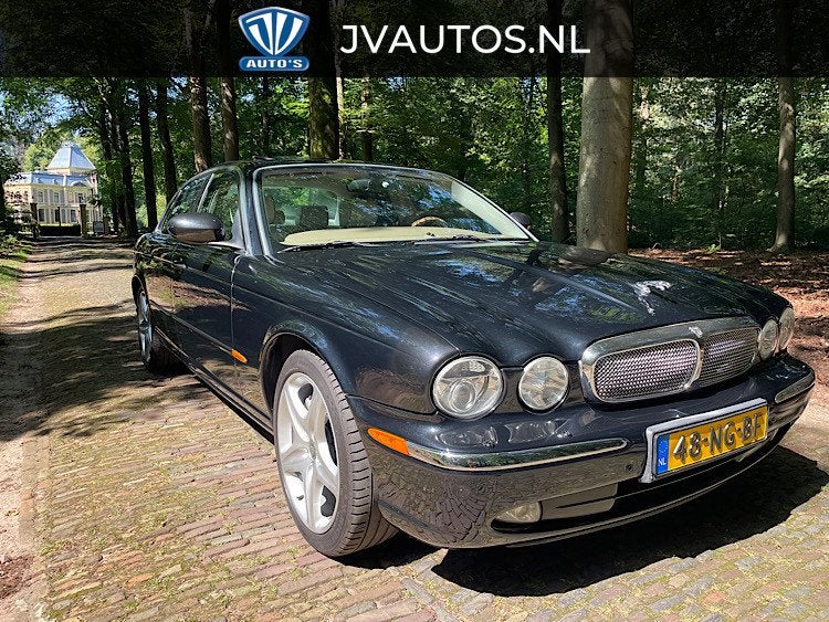 Jaguar XJ 4.2 V8 Super Charger,Nederlandse auto Dealer onder, Automaat, Dealer onderhouden, Achterwielaandrijving, 8 cilinders
