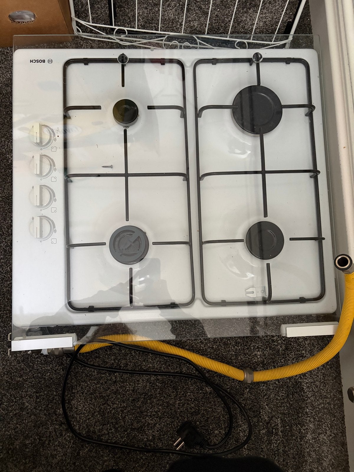 Bosch Gas Kookplaat - 4 Pitten, Gebruikt, Inbouw, Gas, 4 kookzones