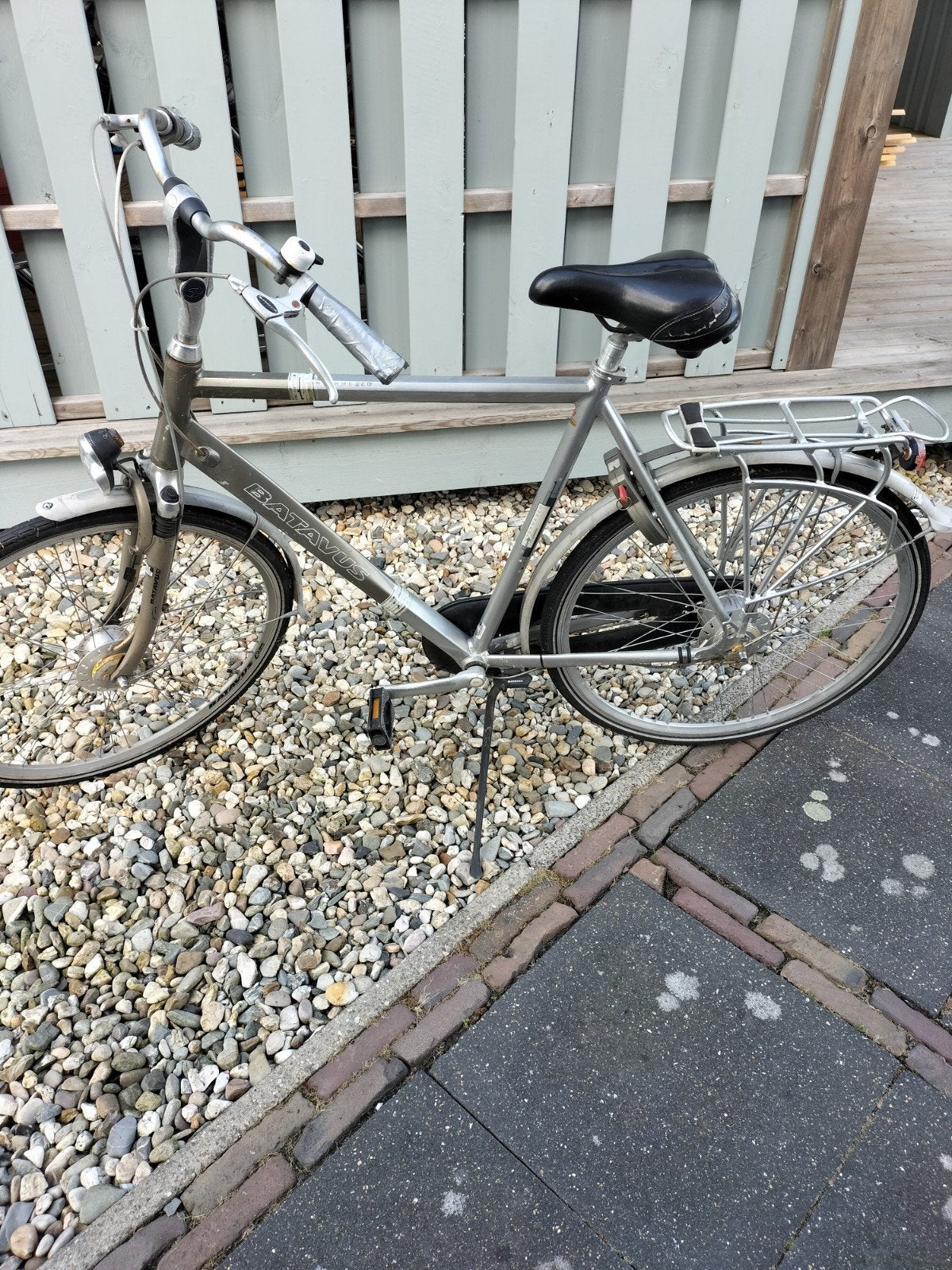 herenfiets 61cm, Fietsen en Brommers, 57 tot 61 cm, Ophalen, Gebruikt, Batavus
