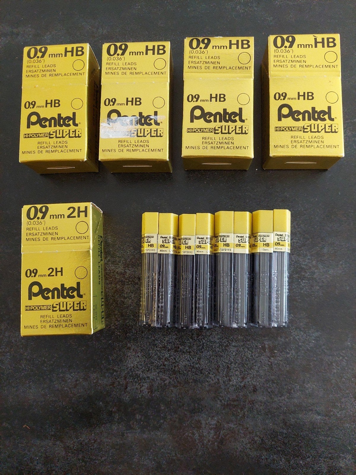 Pentel potloodstiften dikte van 0,9 mm als navulling voor ee, Ophalen of Verzenden, Nieuw, Potlood of Stift