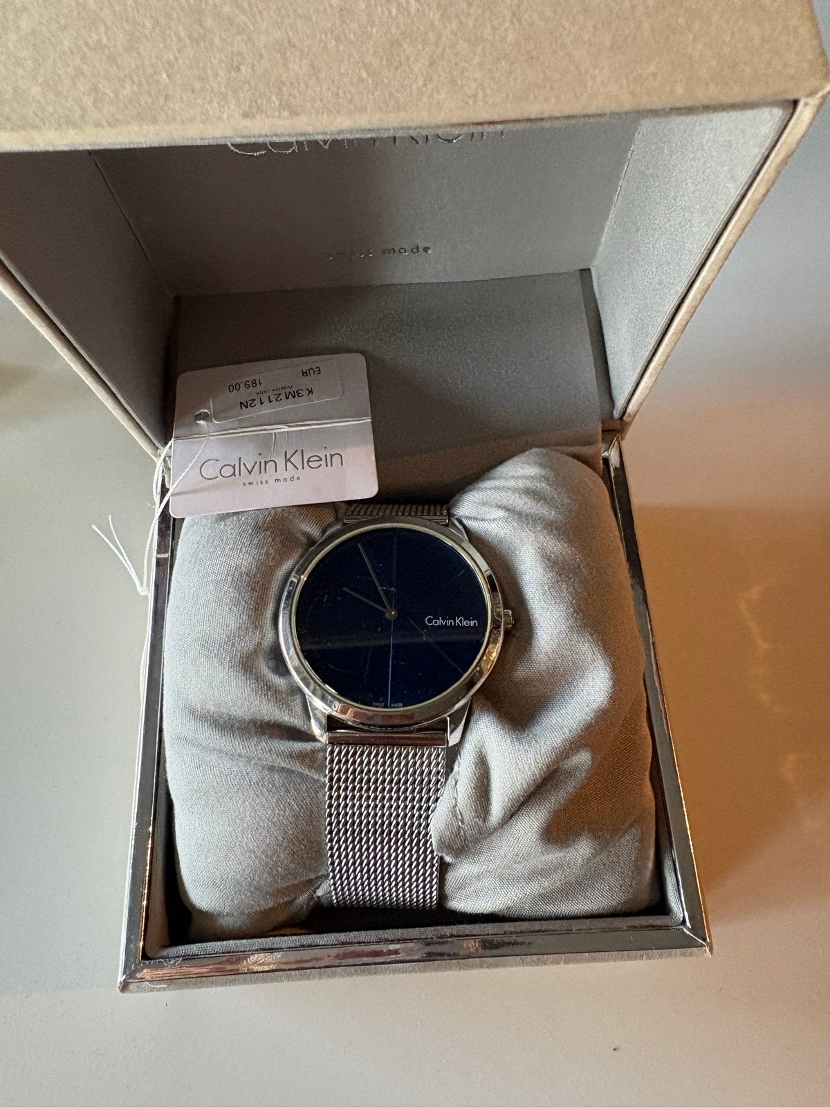 Calvin Klein Polshorloge K3M2112N, Staal, Staal, Polshorloge, Zo goed als nieuw
