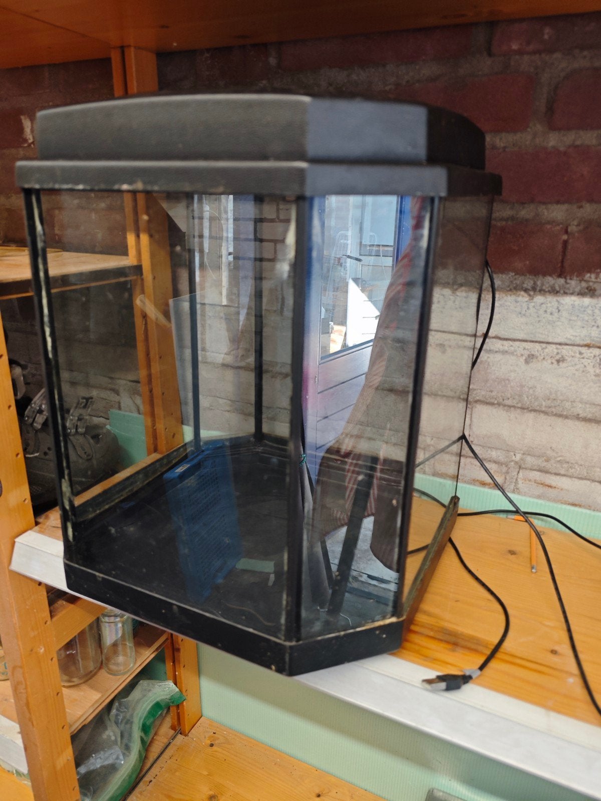 aquarium 8 hoekig, Dieren en Toebehoren, Ophalen