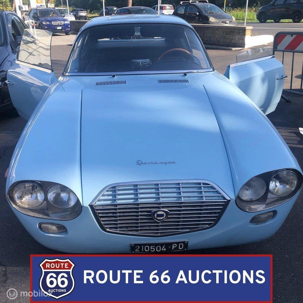 Lancia Flavia Sport Zagato | 1963 | Route 66 Auctions, Overige carrosserieën, Zwart, Bedrijf, Handgeschakeld