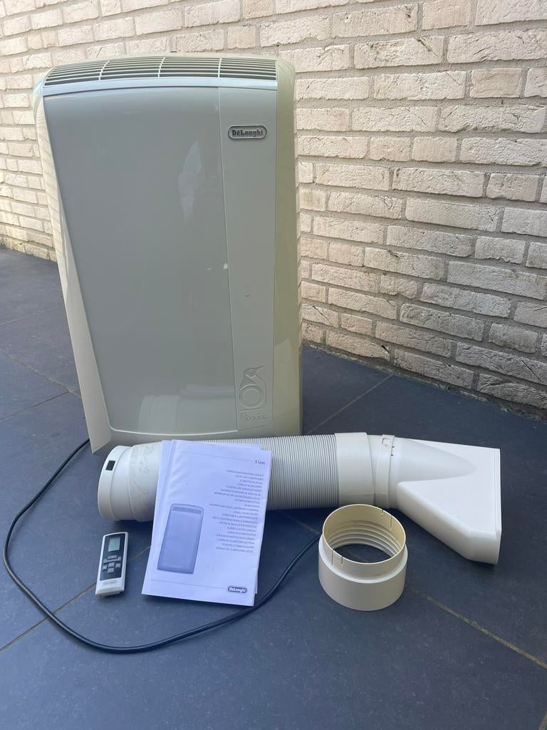 Mobiele airco De Longhi Pinguino PAC N82 ECO, Ophalen, Gebruikt, Minder dan 60 m³, 3 snelheden of meer