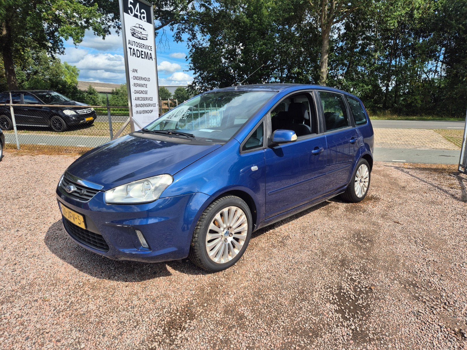 Ford C-Max 1.8 92KW 2009 Blauw, Voorwielaandrijving, 125 pk, 4 cilinders, Blauw