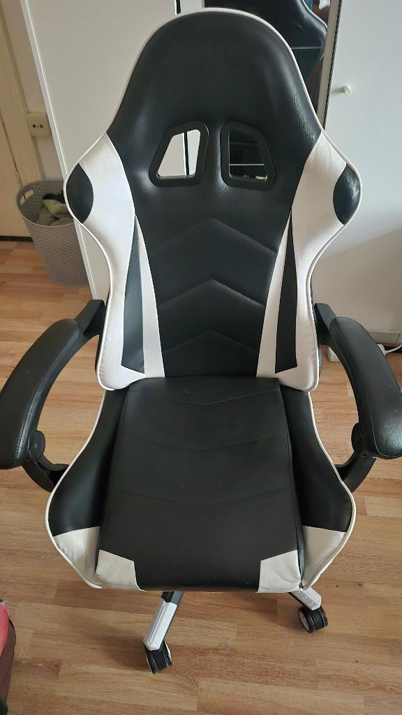 Gaming chair, Gaming bureaustoel, Gebruikt, Zwart, Ophalen of Verzenden