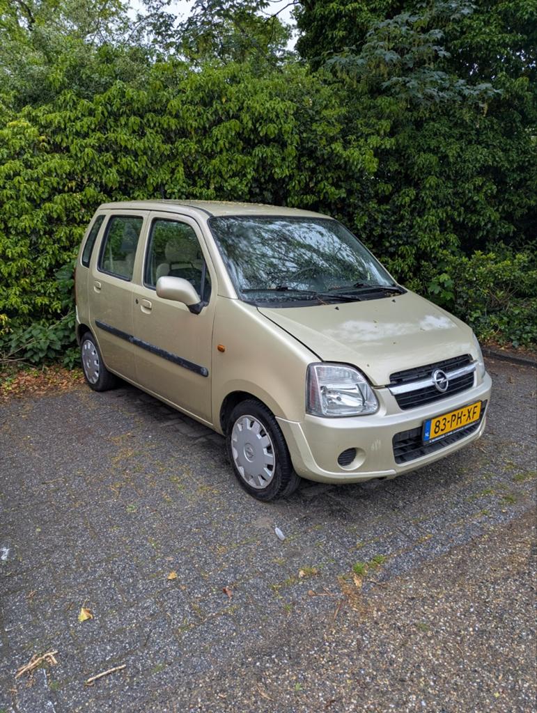 Opel Agila 1.2 I 16V 2004 Geel, Auto's, Opel, Particulier, Agila, Benzine, D, Hatchback, Handgeschakeld, Origineel Nederlands