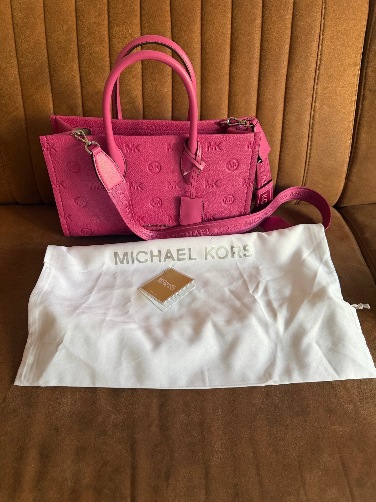 Michael Kors Handtas Roze - als nieuw, Sieraden, Tassen en Uiterlijk, Ophalen of Verzenden, Nieuw, Roze, Handtas