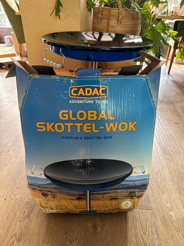 Cadac Global Skottel-Wok - Draagbare Skottelbraai, Ophalen of Verzenden, Zo goed als nieuw