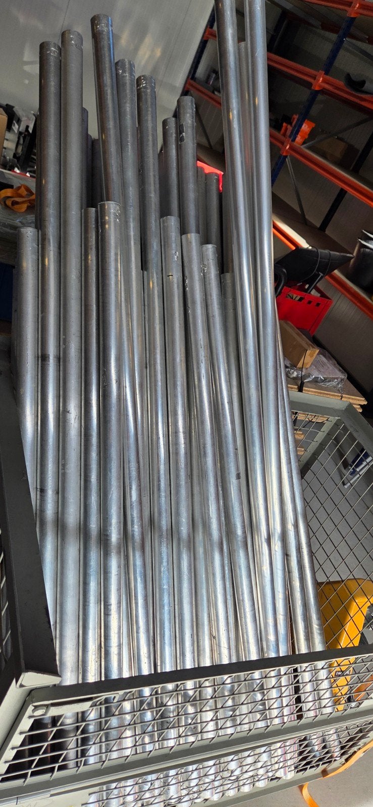 Aluminium (steiger)buizen - Diverse lengtes, Ophalen, Gebruikt, Overige typen, Overige houtsoorten