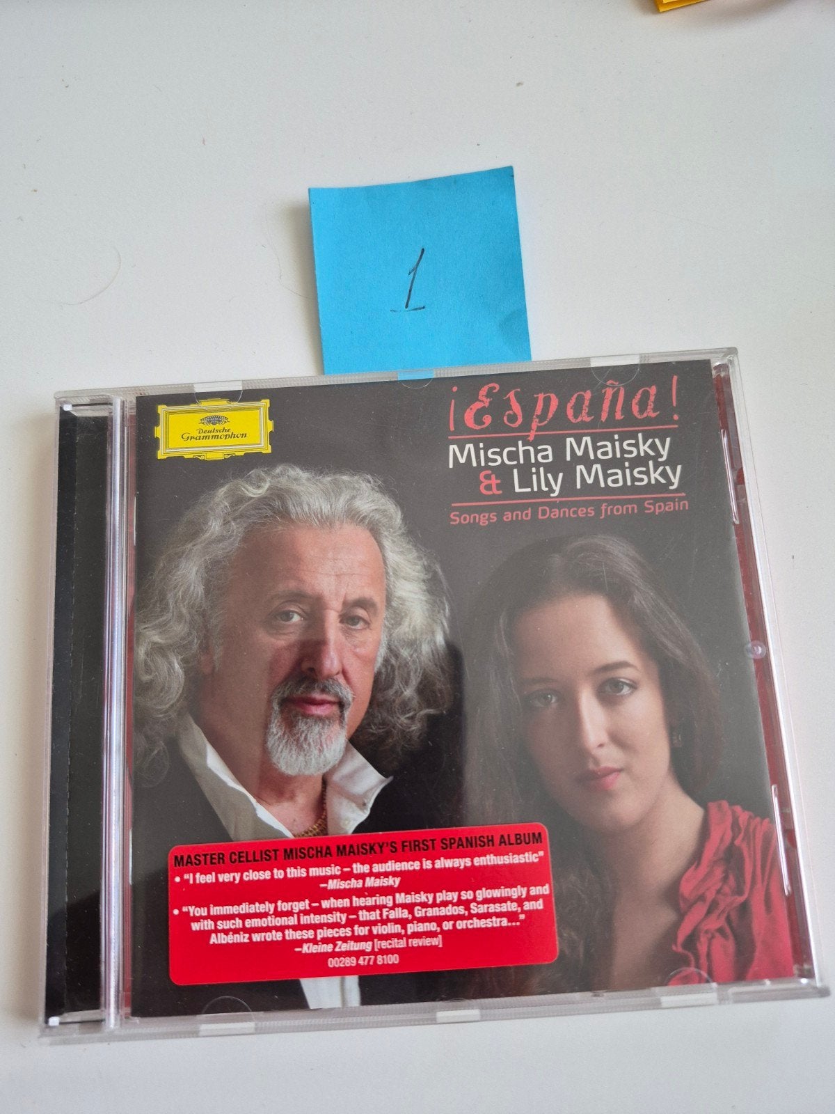 Mischa Maisky & Lily Maisky - ¡España! Songs and Dances, Inclusief boekje, Kamermuziek, Overige componisten, Modernisme tot heden
