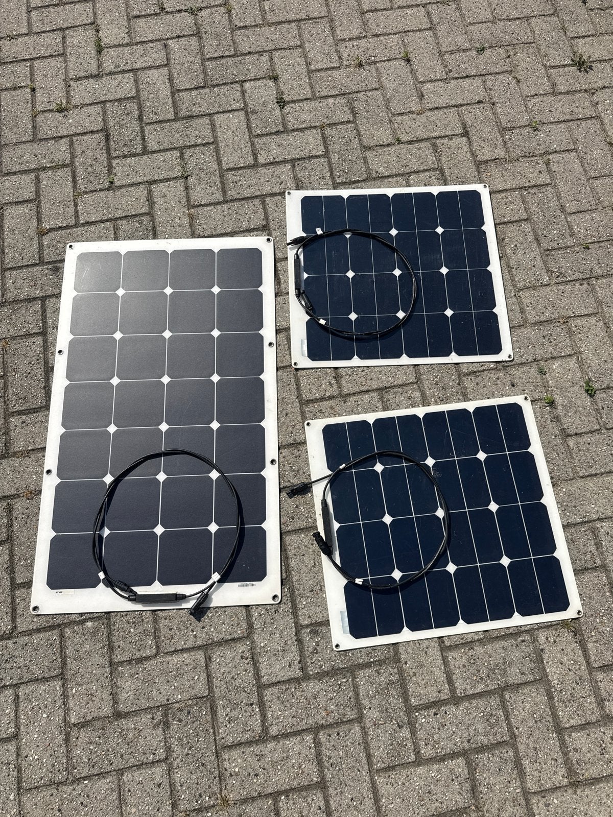 2 NDS Solarflex zonnepanelen 55W + 1 80W, Ophalen, Gebruikt