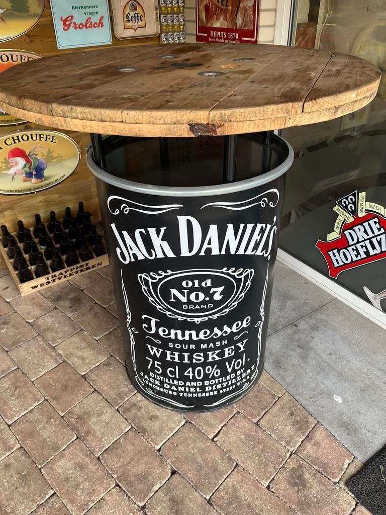 Mancave cafe statafel stamtafel jack daniels, Ophalen of Verzenden, Zo goed als nieuw