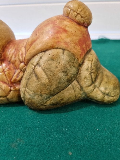 Betonnen liggende teddybeer, Ophalen of Verzenden