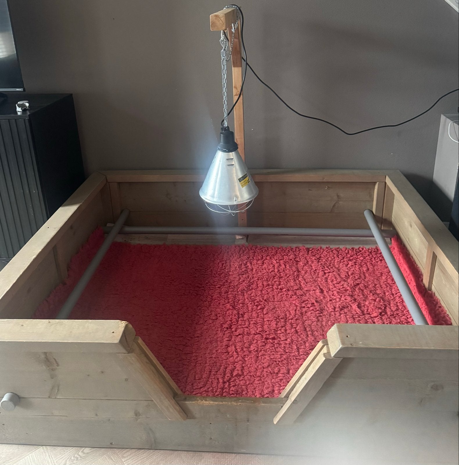 Werpkist van Steigerhout 150x120 cm, Dieren en Toebehoren, Honden-accessoires, Ophalen, Zo goed als nieuw, Werpkist