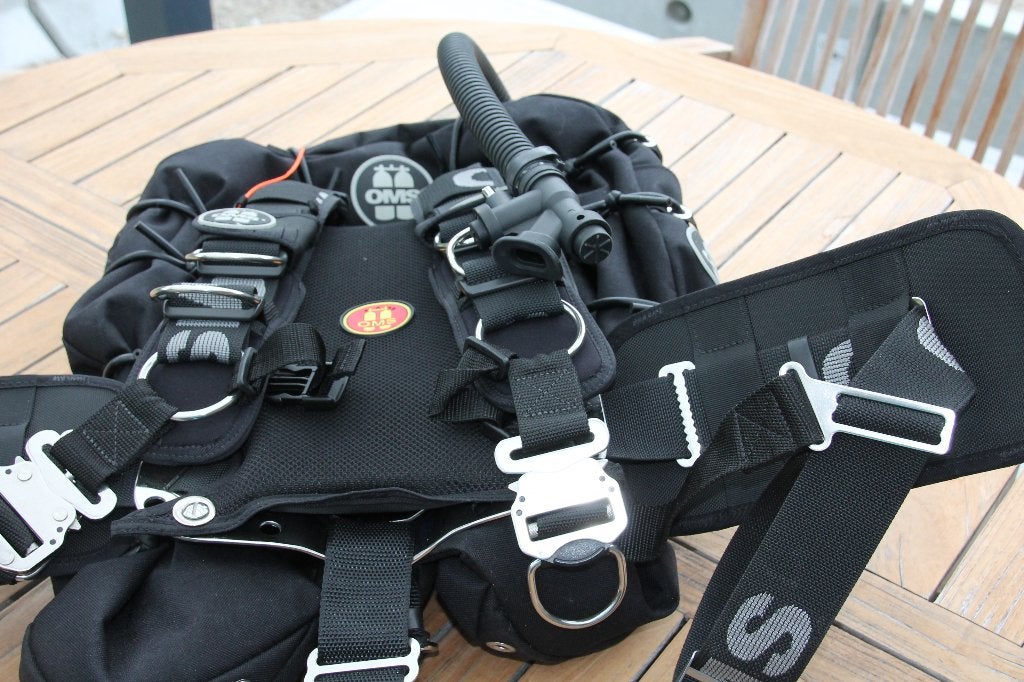 OMS wing + dubbelset, Watersport en Boten, Duiken, Ophalen of Verzenden, Zo goed als nieuw, Trimvest of Wing