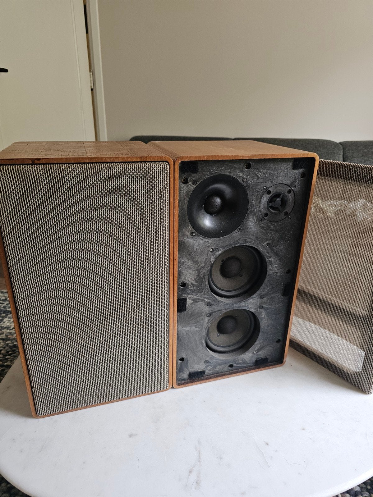 SABA Hifi Box 50 K Speakers - Vintage Luidsprekers, Gebruikt, Minder dan 60 watt, Boekenplank luidspreker, Ophalen
