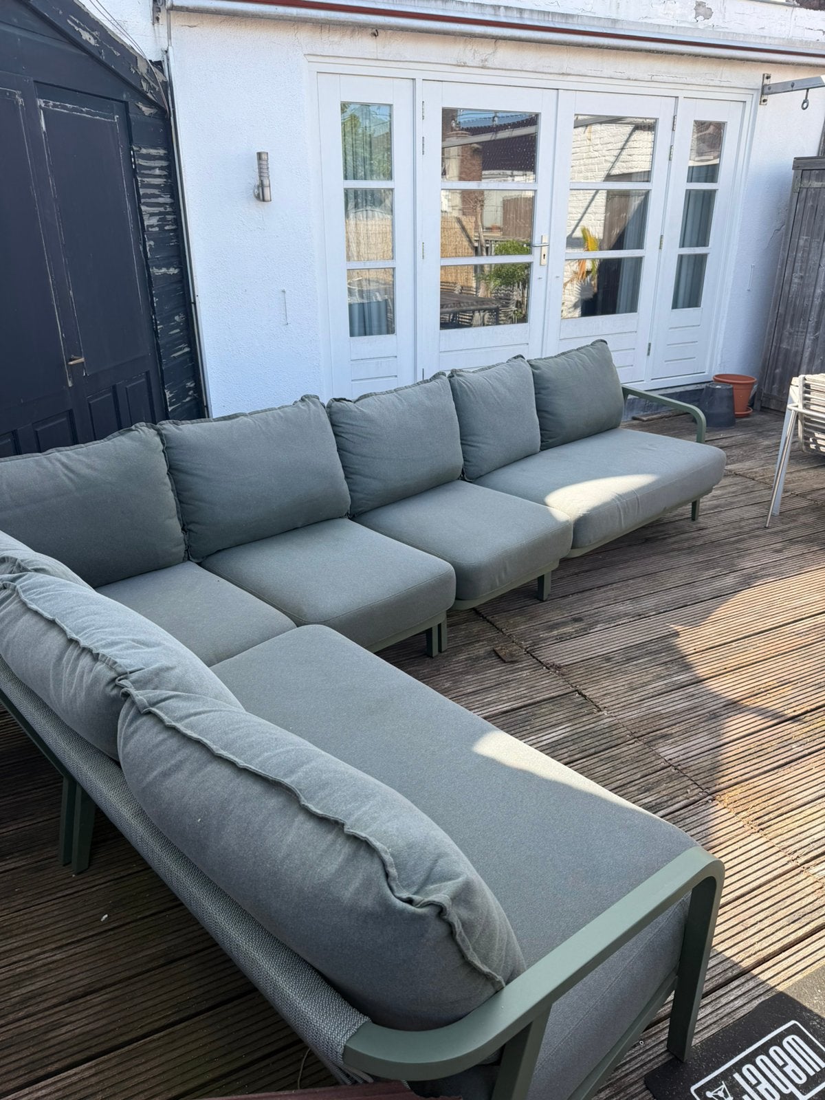 Tierra Outdoor hoekbank, Ophalen, Gebruikt, Aluminium, 8 zitplaatsen