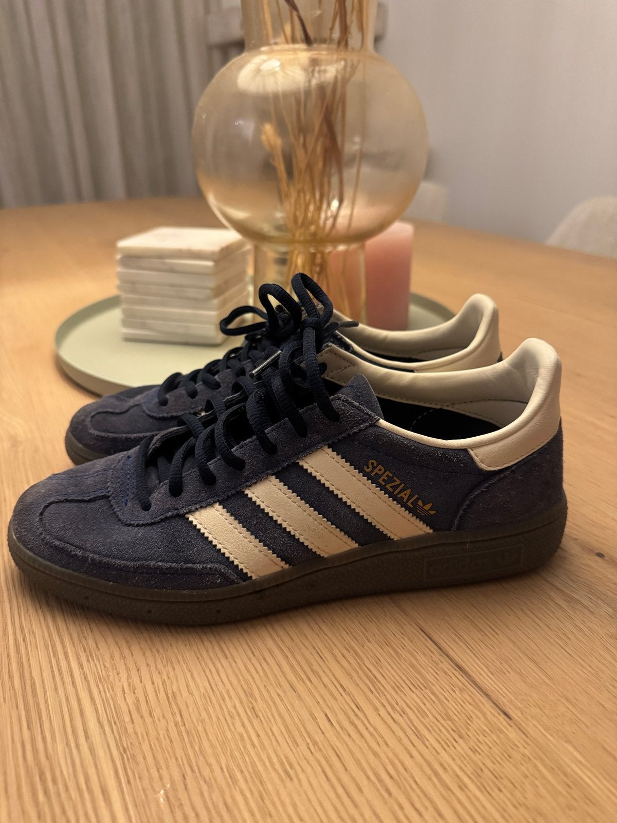 Adidas Handbal Spezial Blauw - Maat 40, Blauw, Ophalen of Verzenden, Sneakers of Gympen, Zo goed als nieuw